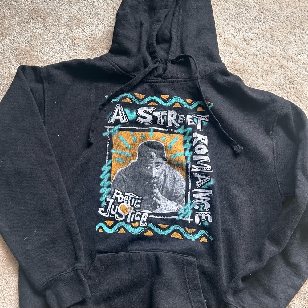 Men's small poetic justice Tupac sweatshirt GUC‎ hip hop